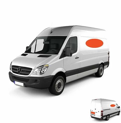 Cargo Van Spot Graphic Wrap