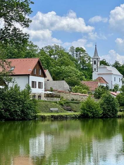 Chalupa nad rybníkem Straškov-Vodochody