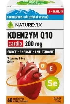 Přírodní produkt NatureVia Koenzym Q10 cardio 200mg cps.60
