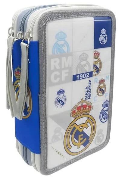 Trojitý penál REAL MADRID Plumier - Fan-shop.cz