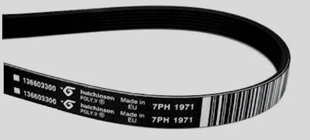Klínový řemen 7PH 1971 - sušičky Zanussi, Electrolux, AEG - 136603300