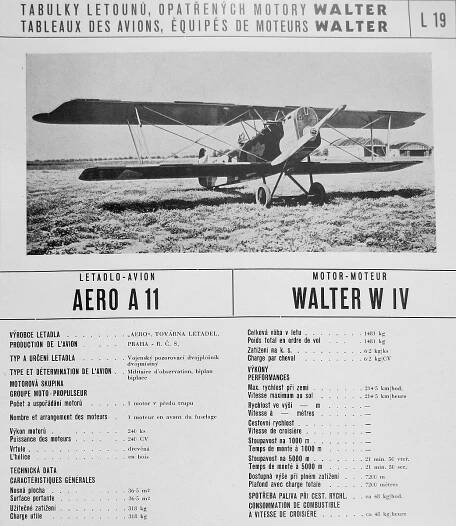 Soubor:Aero A-11 a Walter W-IV.jpg