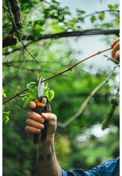 Fiskars Zahradní nůžky dvoučepelové s otočnou rukojetí X-series P961 (L)