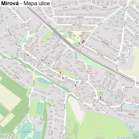 Mírová - mapy | Kurzy.cz