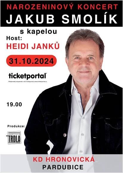Jakub Smolík Tour 65 - Pardubický svět