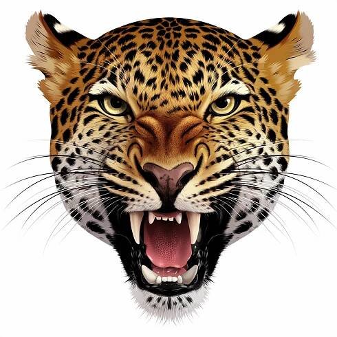 Obrázek Hlava leoparda 