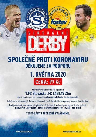 Virtuální derby se blíží! Kupte si vstupenky na souboj Zlína se Slováckem