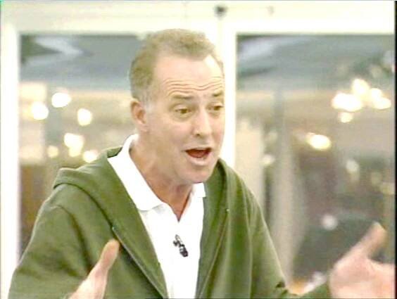 Michael Barrymore on Celebrity Big Brother.