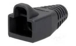 Síťový konektor Krytka vidlice RJ45 6mm Barva tmavě šedá