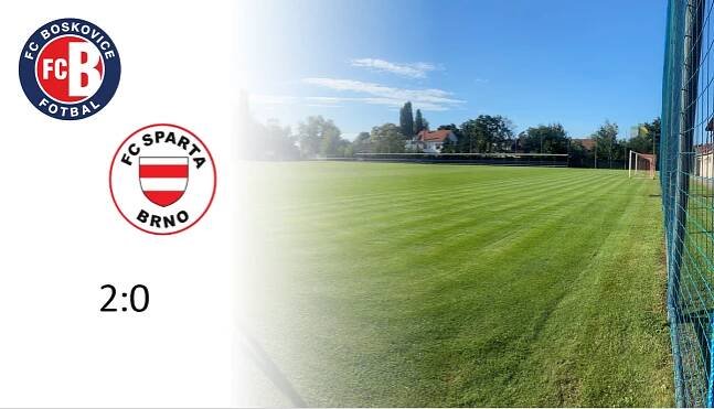 FC Boskovice - FC Sparta Brno - FC Sparta Brno