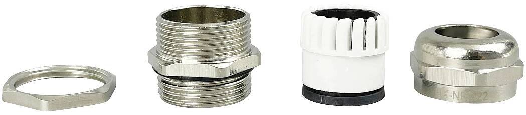 TRU COMPONENTS kabelová průchodka, TC-10302836, od 10 mm, do 14 mm, M22, 1 ks