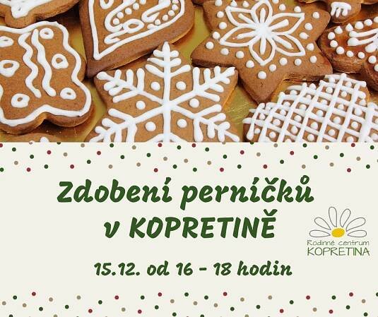 Zdobení perníčků – Rodinné centrum KOPRETINA