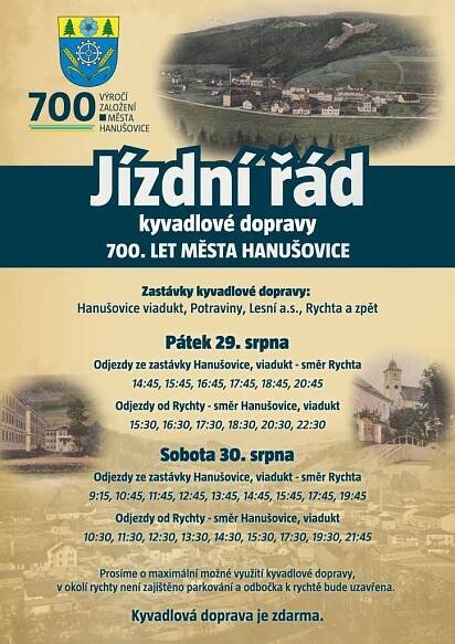 700 let Města Hanušovice | Na Rychtě - Oficiální stránka města Hanušovice