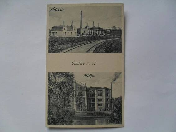 Smiřice - Hradec Králové - okýnkový - továrna - lihovar - mlýn