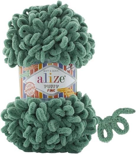 ALIZE Puffy Fine 192 zelená