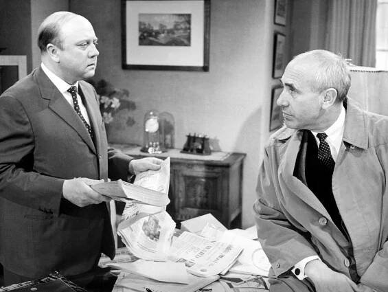 Der schwarze Abt - Z filmu - Werner Peters, Charles Regnier