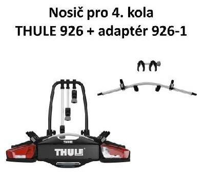 Thule VeloCompact 926 + adaptér 926-1 pro 4 kola