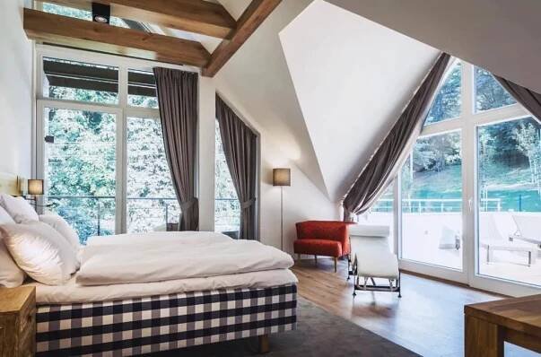 Postel nebo postele na pokoji v ubytování Resort CATTALEYA