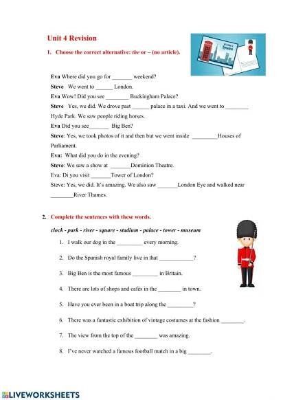 Project 3 Unit 4 Revision