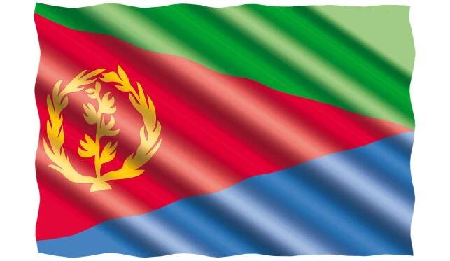 Mezinárodní, Prapor, Vlajka, Eritrea