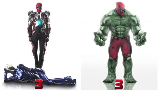 Fanouškovské plakáty Deadpoola 3 ukazují, jak se Wade Wilson vydává za členy Avengers