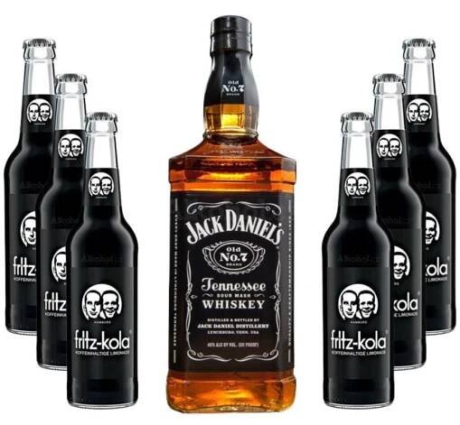 Párty set Jack Daniel's No.7 0,7l 40% + 6x Fritz Kola Original 0,33l party sety od výrobce Jack Daniels