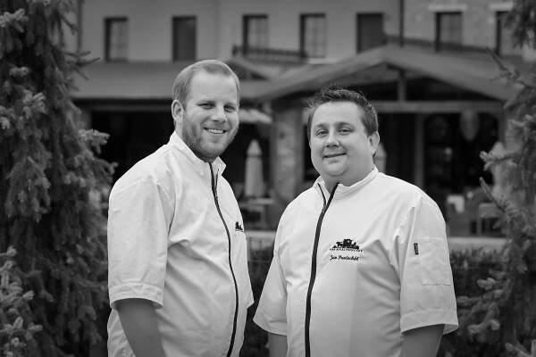 Nový šéfkuchař hotelové restaurace Petr Hajný a Jan Punčochář z pražského Grand Cru Restaurant & Bar, Park Hotel Popovičky