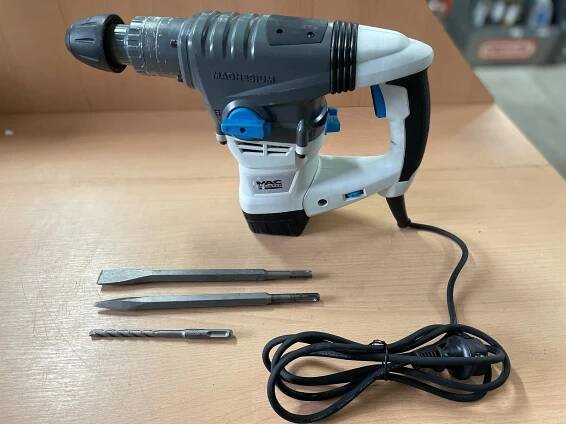 Mac allister 1500w 240v corded discount brushed sds plus drill msrh1500