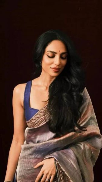 Sobhita Dhulipala Serves Saree Glam with a Bold Twist
