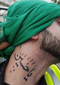 Muslim tetován�í: Tetování hodnota & # 171 + půlměsíc & # 187 + pro muže a ženy, tetování na rukou a jiných částí těla, skic