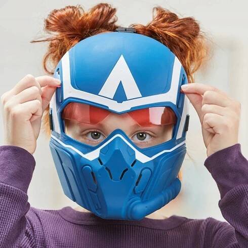 MARVEL AVENGERS Maska Kapitán Amerika Brave New World F9303 Materiál plast