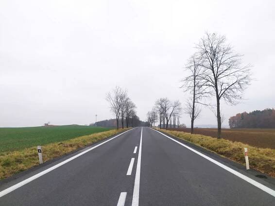 Silnice mezi Horažďovicemi a Klatovy už je opravená - Ředitelství silnic a dálnic s. p. pro Plzeňský kraj