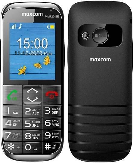 Mobilní telefon MaxCom Comfort MM720 SE - černý