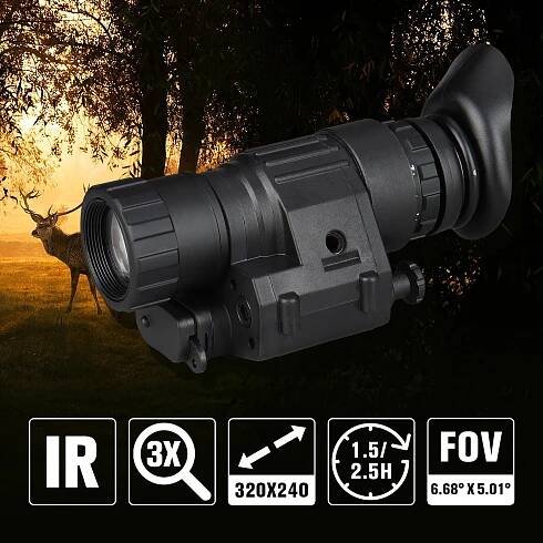 The light compensation principle of night vision