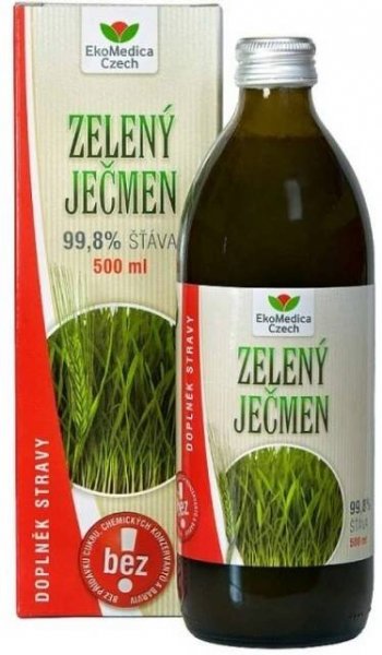 EKOMEDICA Czech Zelený ječmen 500 ml