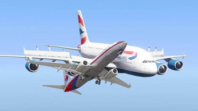 A380 Collides With Boeing 737 Mid Air During Emergency Landing