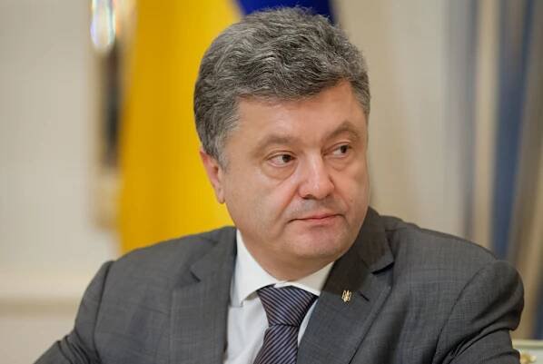 Prezident Ukrajiny petro poroshenko — Stock obrázek