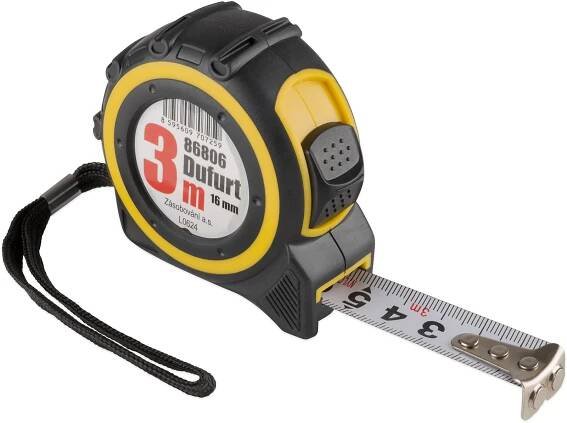 Metr svinovací Dufurt 3mx16mm 29 Kč