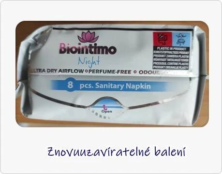 Akce - Anionové noční vložky Biointimo 8 ks/1balení | Zdraví pro všechny