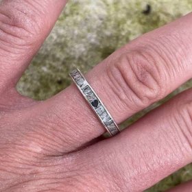 I Simply Love You Band - Women's Antler Wedding Band