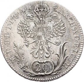 (E-8189), Josef II., 20 Krejcar 1784, Praha