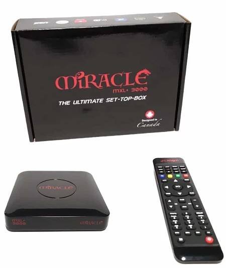 Miracle MXL 3000 Linux OTT set top box Gigabit HEVC