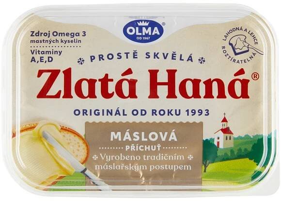 Olma Zlatá Haná máslová příchuť
