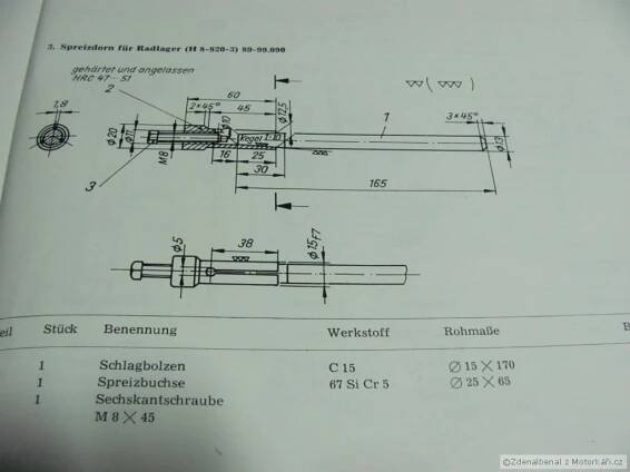Jaký stahovák na ložiska ze slepé díry? :: Motorkářské fórum stránka 2 | Motorkáři.c