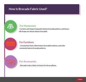 how is brocade fabric used