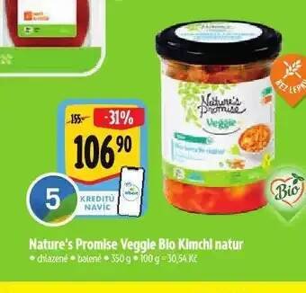 Albert Veggie bio kimchi nabídka