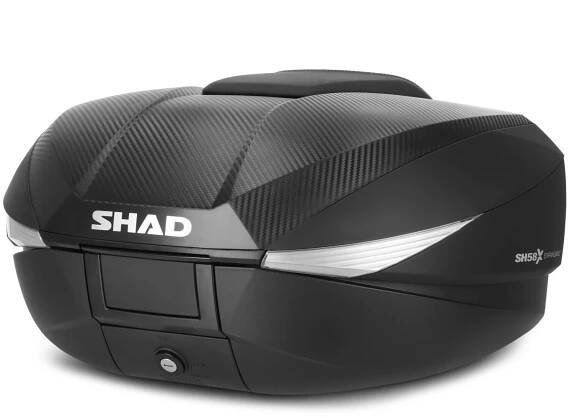 Top case SHAD SH58X, rozšiřitelný, karbon