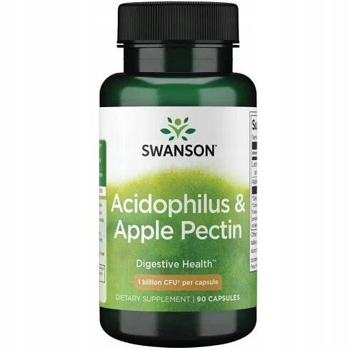 Acidophilus & Jablkový pektin 90 kapslí SWANSON