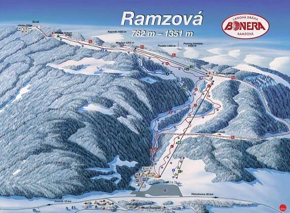Středisko – Ramzová –Jeseníky –SkiArena