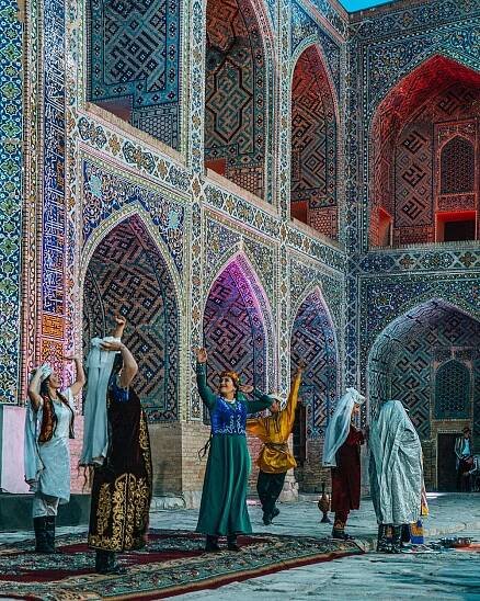 An Evening Musical Performance at Registan